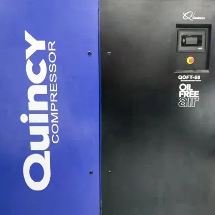 Quincy QOFT Oil-Free Air Compressor: Advanced Two-Stage Scroll Rotary Tooth Technology