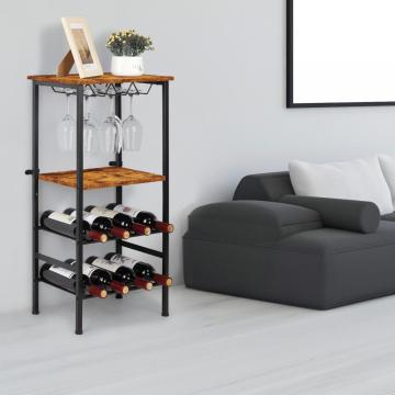 Floor Wine Bar Schrank mit Glashalterregal