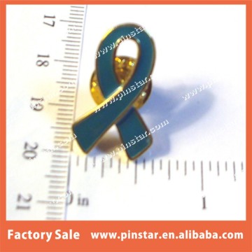 Green Support Ribbon Lapel Pin Awareness Ribbon Hat Pin Badge
