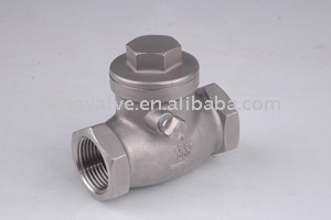 Full bore swing check valve