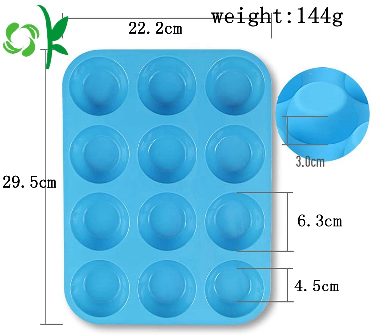 12 Cavity Medium Hemispherical Silicone Mold Baking