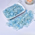 Chip Aquamarine Beads for Home Decoration & Decor Making Jewelry 100Gram Crushed Irregular Tumbled Stone Pieces Beads No hole