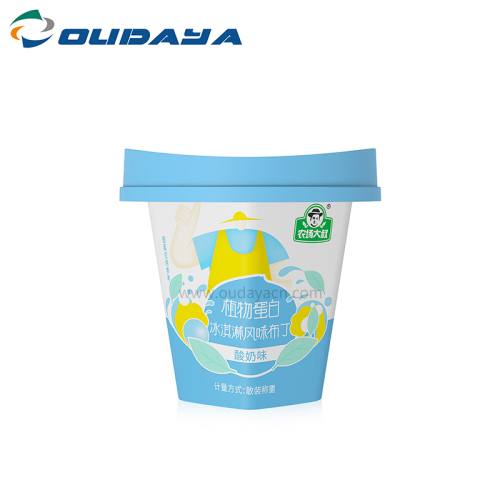 oem 100ml custom cup pp ice cream packaging