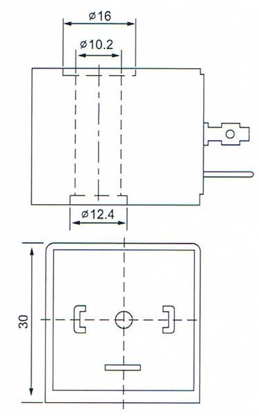 Overall dimension of Turbo Type BH10 Pulse Valve Repair Kit Solenoid Coils