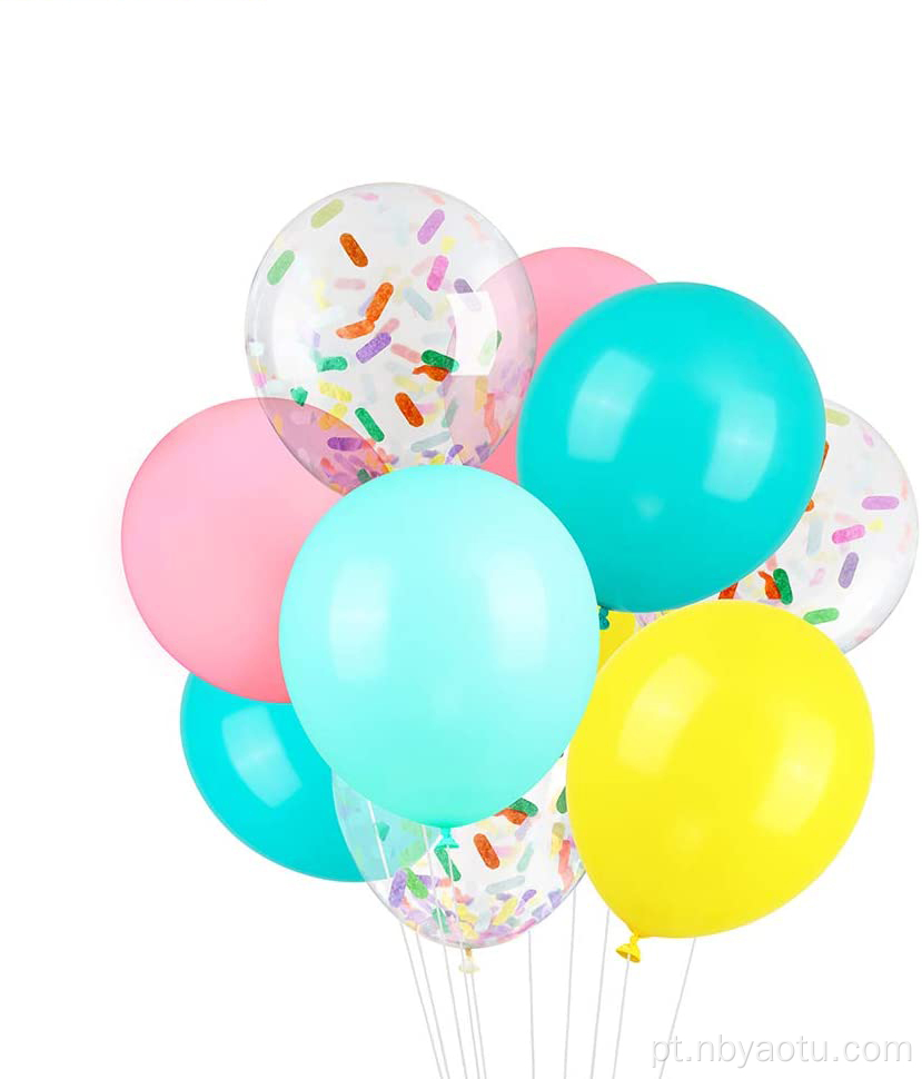 Balões de decoração de festas de feliz aniversário