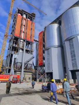 Silo Penyimpanan Batu Kapur yang Dapat Disesuaikan untuk Bahan Bangunan