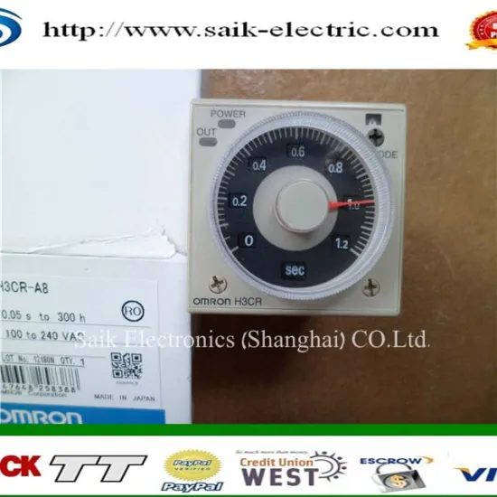Omron Timer H3CR-A8 100 to 240VAC 0.05s to 300h