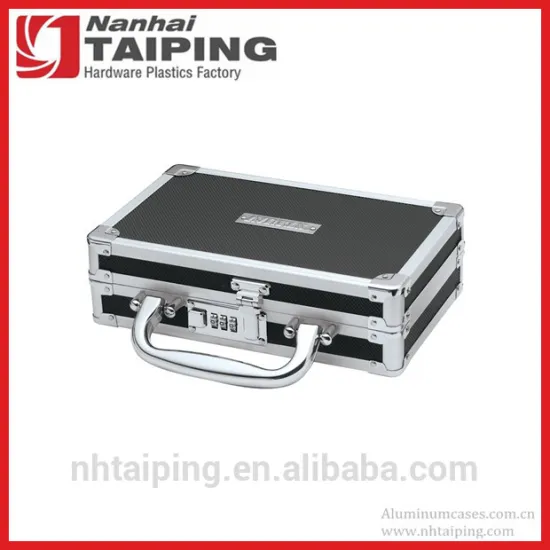 Outdoor-use Black Aluminum Insulin Pen Case Empty First Aid Box