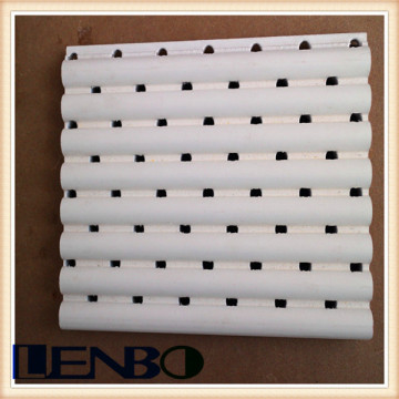 white Wooden Perforated Acoustical Panels