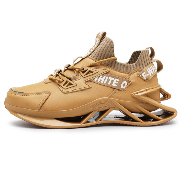 2023 High Quality Yellow Men's Casual Stylish Breathable Sport Sneakers