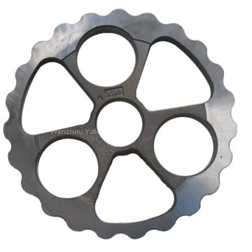 Professional Circular Slivery 42crmo Locomotive Railway Gear