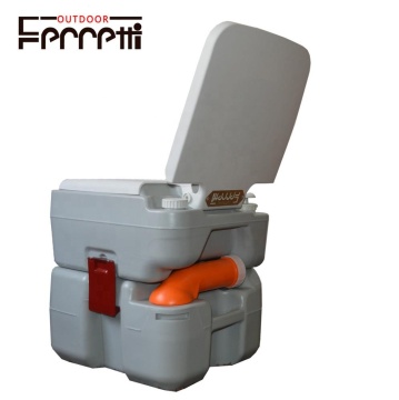 Portable Outdoor Toilet with Carry Bag, Level Indicator, 3 Way Flush, Rotating Spout