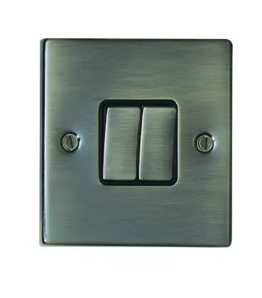 UK Standard 10A 2g Electric Switch/Rocker Socket
