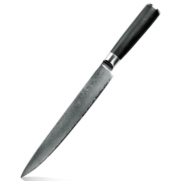 Hammered premium VG-10 damascus 9.5 inches Carving knife