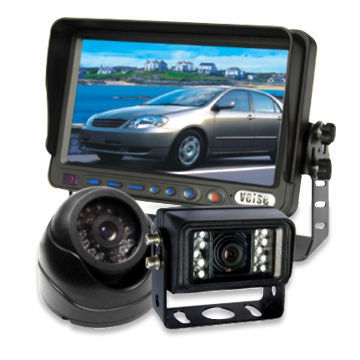 CCTV Safety Surveillance System Kits With 7-inch Digital Screen Monitor for Buses, SUV Boats