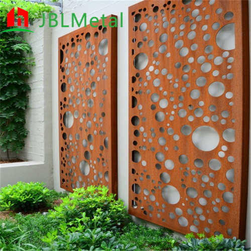 No Maintenance Corten Steel Garden Screen