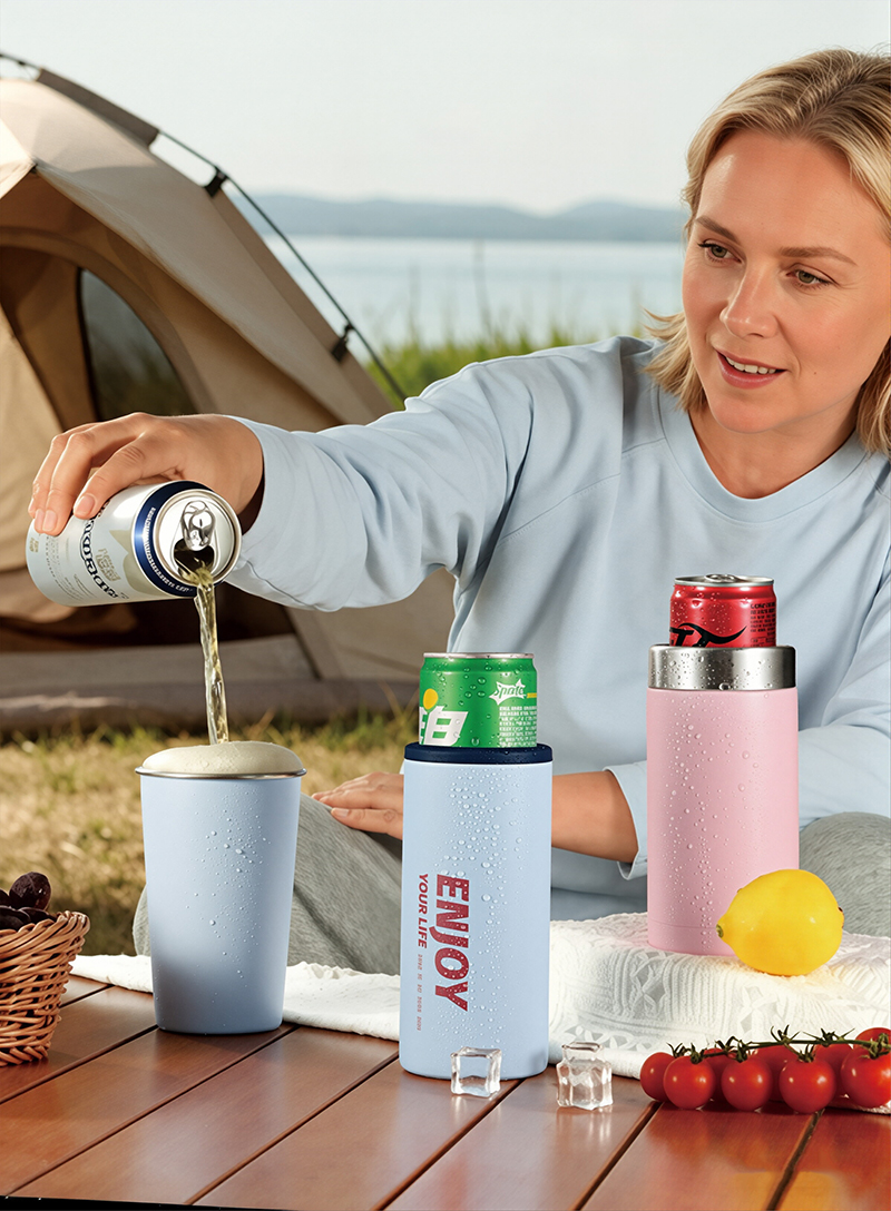 320ml beer slim can cooler