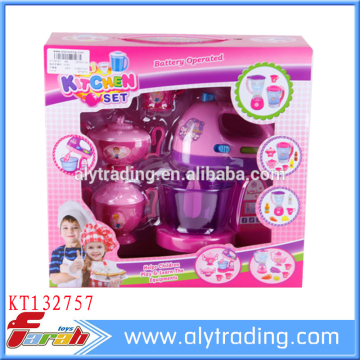 play kitchen set juice toys cooking game girls