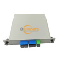 โมดูลการแทรก 1x4 SC / UPC Fiber Splitter