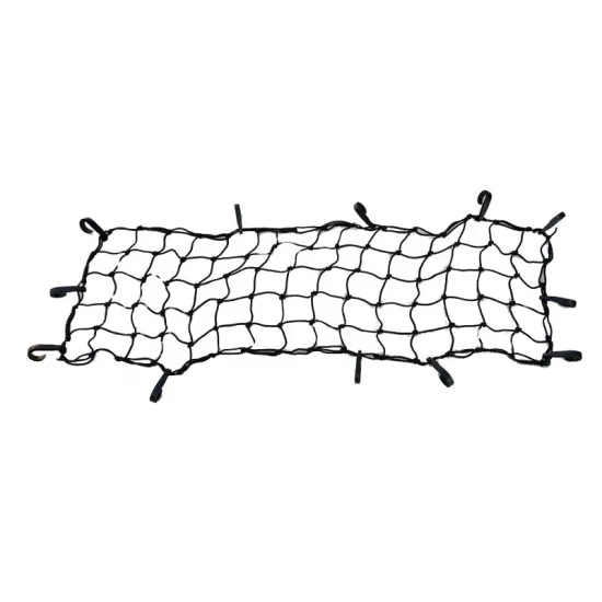 Elastic Bungee Cargo Net with Hooks - High Quality Latex Material, 150x150cm