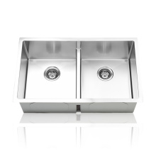 Handmade 1.2mm Stainless Steel Kitchen Double Sink