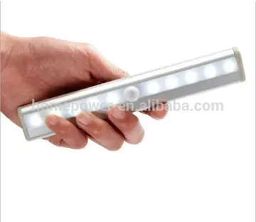 Motion sensor LED wardrobe rails light with battery