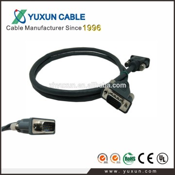 High quality HD 15pin Male to Male vga to vga cable