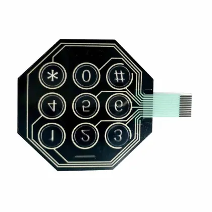 ITO circuit membrane switch capacitive keypad button