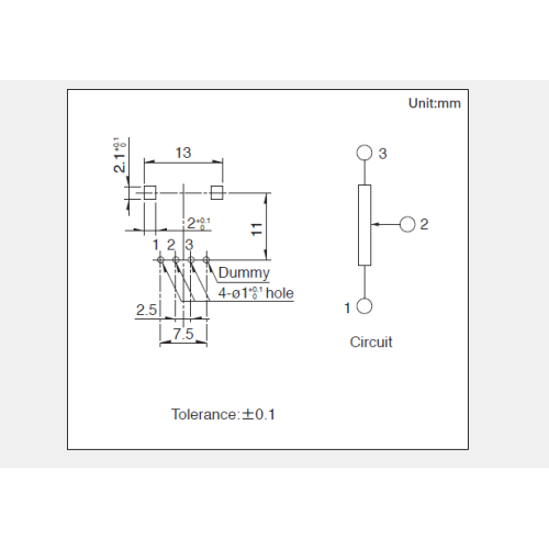 RK11K Series Rotating potentiometer