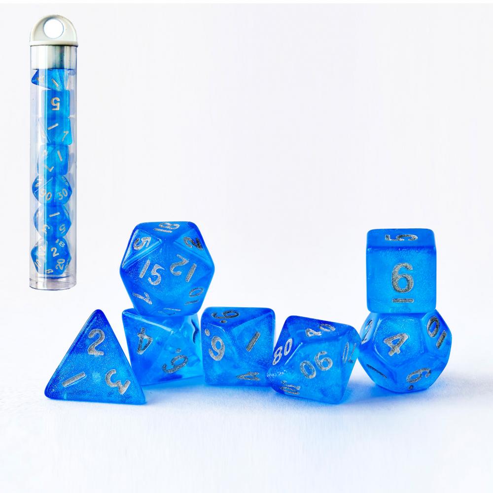 Mini Moonstone Rpg Poly Dice Set 3