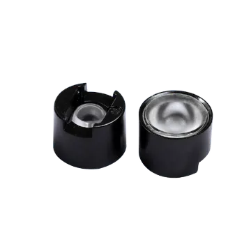 PMMA Holders with LED Lenses and Reflectors - 21mm Clear/Bead/Frost 1W/3W 15/30/45/60/90 Degree