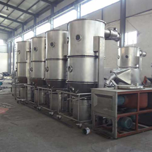 Mesin granulator bed vertikal untuk penyedap