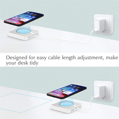 Ergonomic Magnetic Wireless Charger Cell Phone Stand