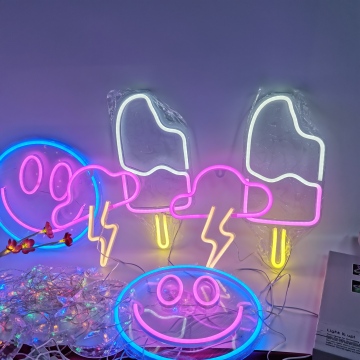 Ice Cream Smile Face LED Light for Celebrations