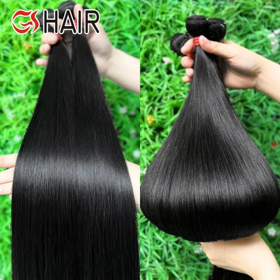 GS Raw Virgin Bone Straight Hair Bundles - Vietnamese Texture, No Tangle No Shedding Extensions for Women
