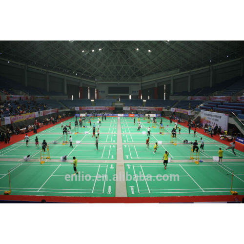 PVC Badminton flooring/Badminton sports floor with BWF