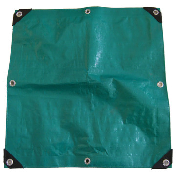 Durable Blue and Orange Heavy Duty Plastic PE Tarpaulin Sheets for Direct Selling