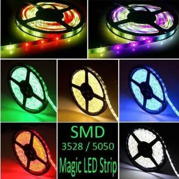 colorful 12v RGB Led Stripe 12 Volt 30~120leds/M