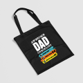 Awesome Dad Checklist Canvas Tote Bag