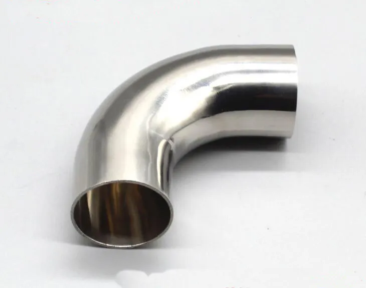 90 gradi 304 in acciaio inossidabile in acciaio inossidabile saldato 2pcs da 5 cm dritta