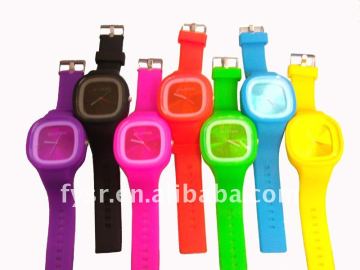 Custom-made silicone jelly watch