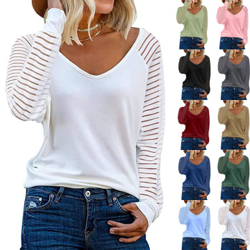 Casual blouse girl t shirt long sleeve