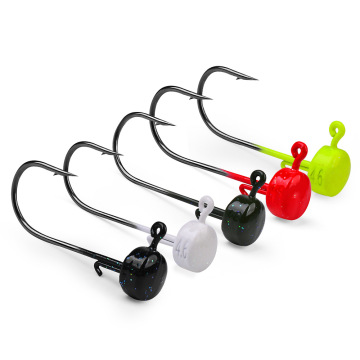 5pcs/gói móc mềm Ned Ned Rig Jig Heads cho nước ngọt và nước mặn