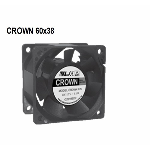 Ventilador de corona 6038 ventilador de enfriamiento ventilador axial