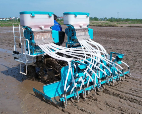 8/12 Rows Paddy Rice direct seeding machine for Kubota Yanamr Rice Transplanter