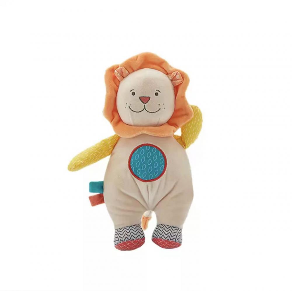 Jouet en peluche de sommeil de lion coloré pour les enfants