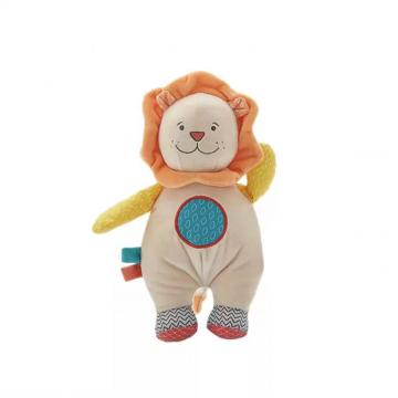 Colorful lion sleeping plush toy for children