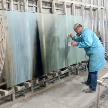 Factory Direct Customized Engraved Glass for Interior Fit-out