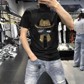 High Quality 100% Cotton Men's Oversized T-Shirt with New Design Fashion Printing