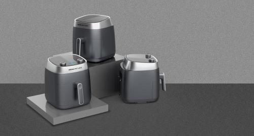 Novo design Fryer de ar ajustável de termostato
